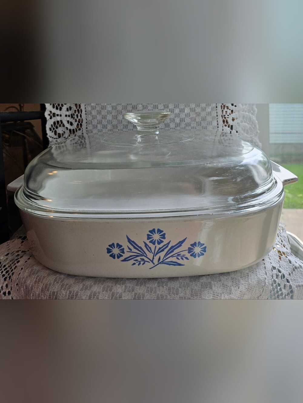 Corningware A-10-B Cornflower Dish